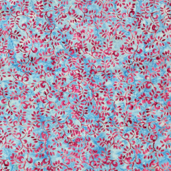 Coton Batik feuilles en arabesque - Bibop et Lula