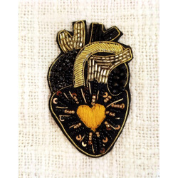 Broche Coeur Anatomique - Bibop et Lula