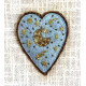 Broche Coeur Bleu - Bibop et Lula