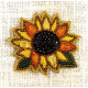 Broche Tournesol - Bibop et Lula