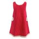 Robe sans manches coton fille 2-10 ans pois rouge - Bibop et Lula