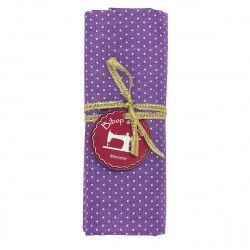 Coupon tissu Petits Pois violet - Bibop et Lula