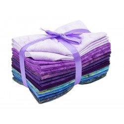 Lot de douze fat quarters Raspberry - Bibop et Lula