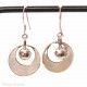 Boucles d'oreilles anneaux Nacre - Bibop et Lula